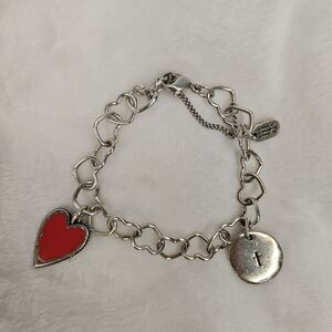 James Avery Connected Hearts Charm Bracelet.